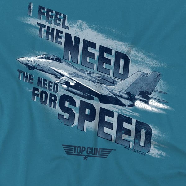 Top Gun Miesten Nopeuden Tarve T-paita