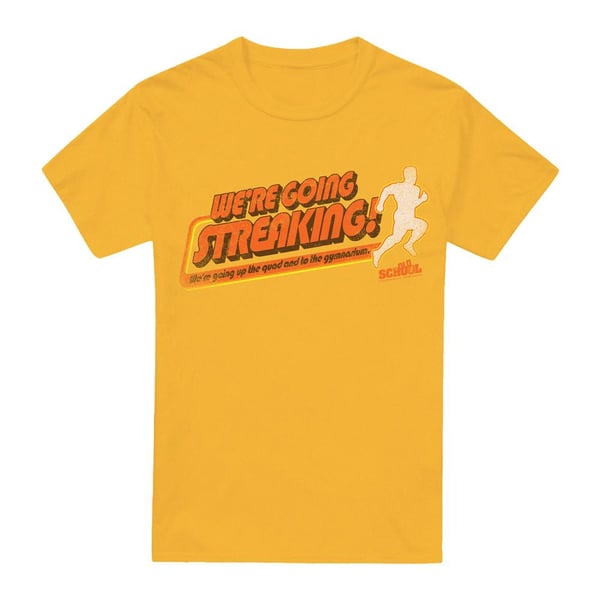 Old School Mens Streaking T-Shirt Old School Mens Streaking T-Shirt