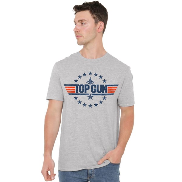 Top Gun T-shirt med stjärnlogga för män