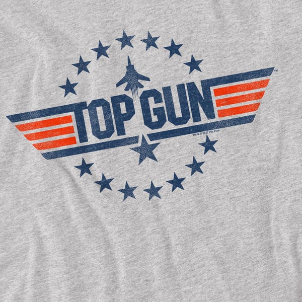 Top Gun T-shirt med stjärnlogga för män