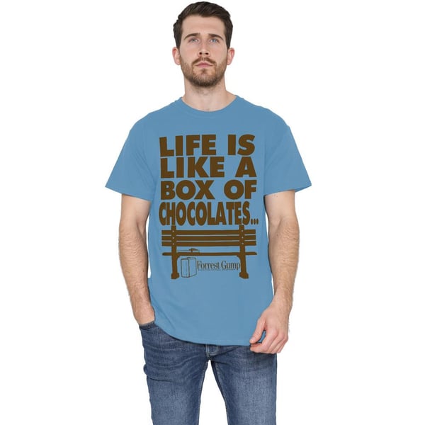 Forrest Gump Herr T-shirt Livet