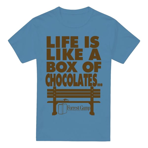 Forrest Gump Herr T-shirt Livet