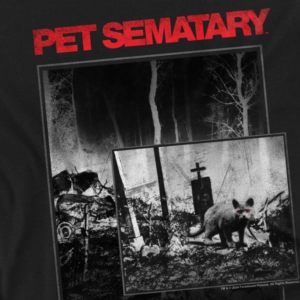 Pet Sematary Miesten Kissa Juliste T-paita