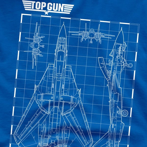 Top Gun Miesten kaaviokuvioinen T-paita