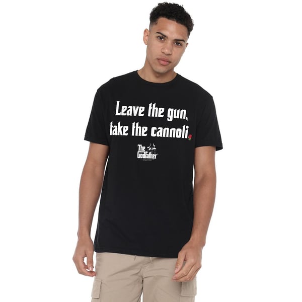 The Godfather Mens Gun Cannoli T-Shirt