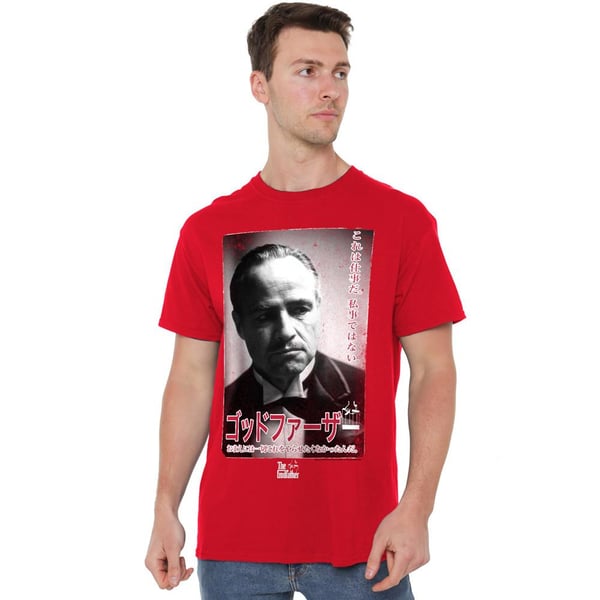 Kummisetä Miesten Don Vito Corleone Kanji T-paita