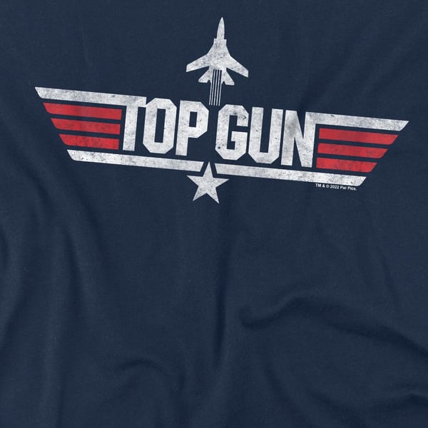 Top Gun T-shirt med logo til mænd