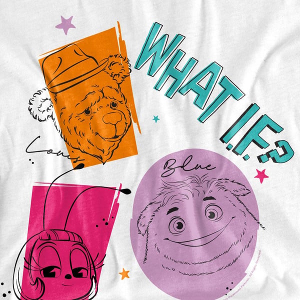 IF Mens What If Outline T-Shirt