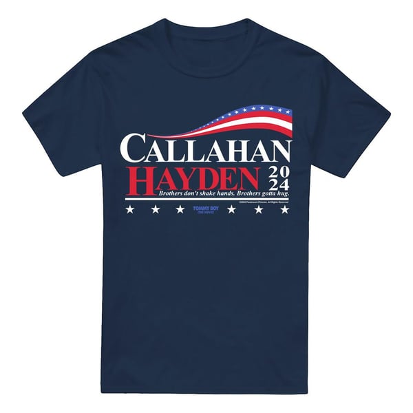 Tommy Boy Mens Callahan And Hayden For President 2024 T-Shirt Tommy Boy Mens Callahan And Hayden For President 2024 T-Shirt