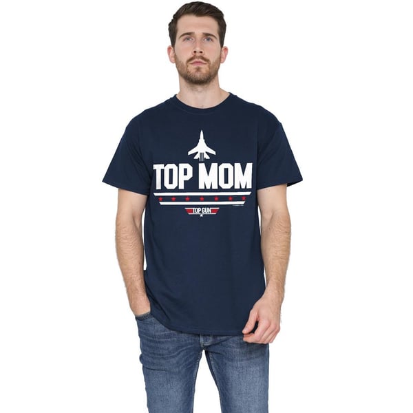 Top Gun Miesten Top Mom Äitienpäivä T-paita