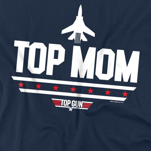 Top Gun Miesten Top Mom Äitienpäivä T-paita
