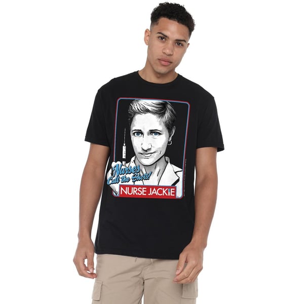 Nurse Jackie Mens Nurses Call The Shots T-Shirt