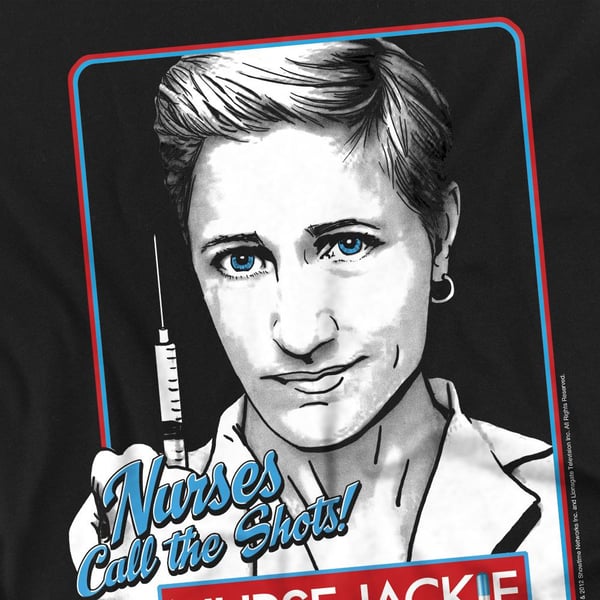 Nurse Jackie Mens Nurses Call The Shots T-Shirt