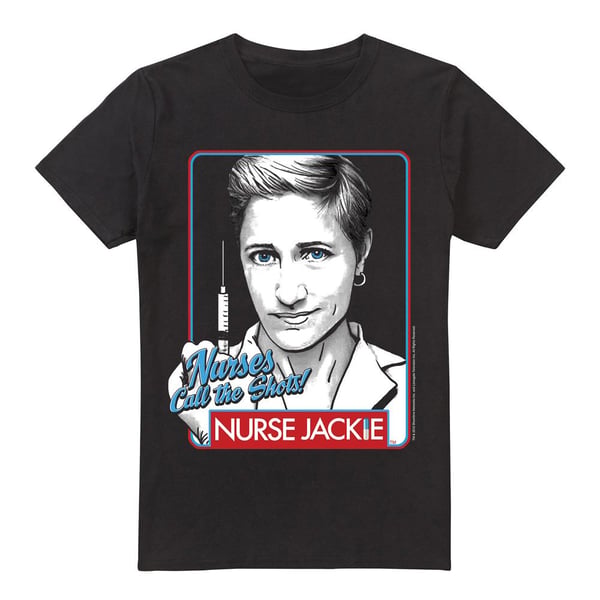 Nurse Jackie Mens Nurses Call The Shots T-Shirt