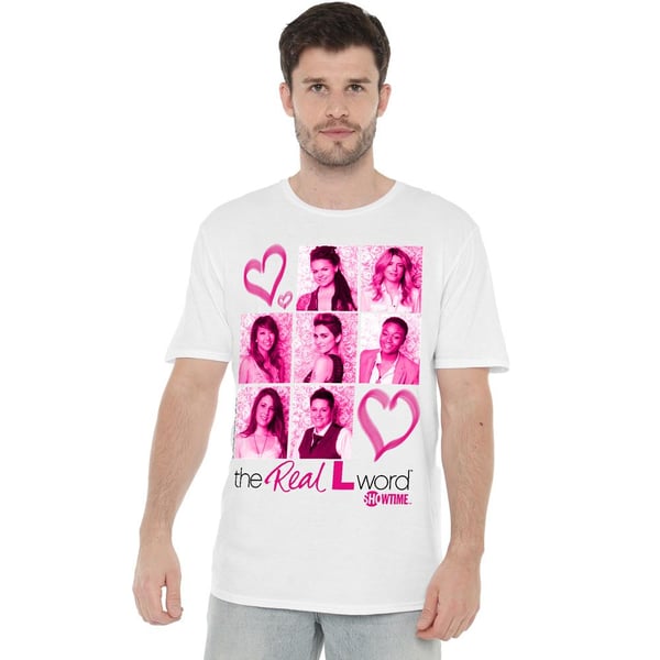 The Real L Word Miesten Sydämet T-paita