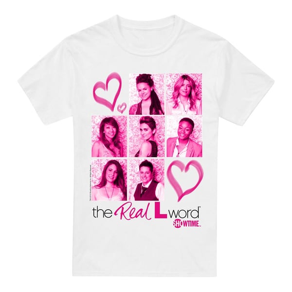 The Real L Word Miesten Sydämet T-paita