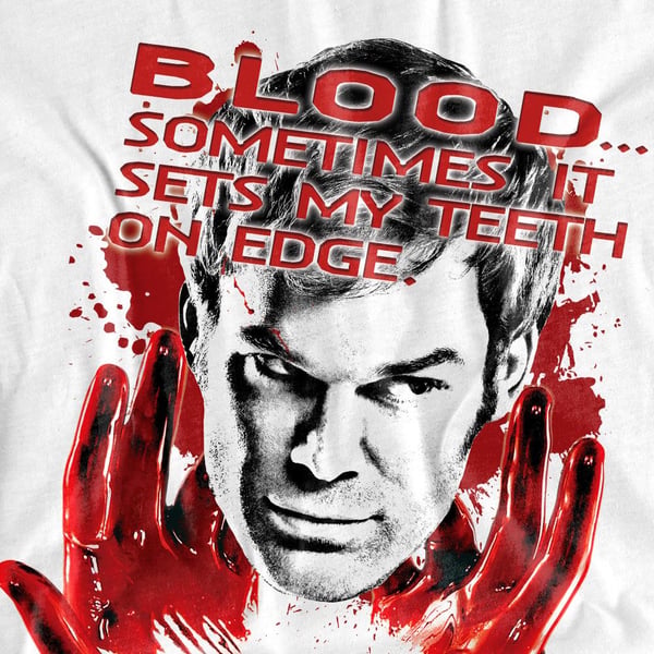 Dexter Mens Blood T-Shirt