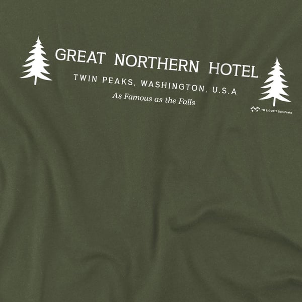 Twin Peaks Mens Great Northern Hotel T-Shirt
