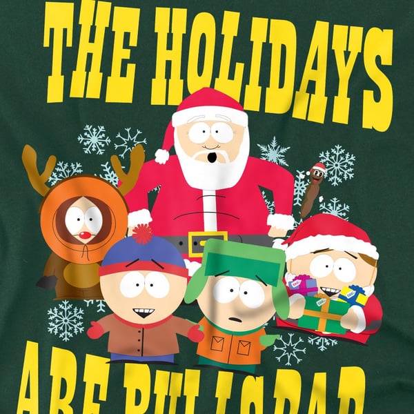 South Park Miesten The Holidays Are Bullcrap Joulu T-paita