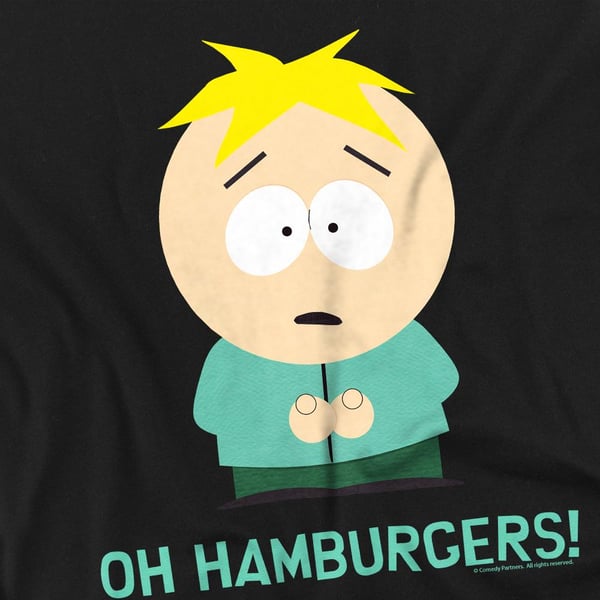 South Park Mens Oh Hamburgers Butters T-Shirt