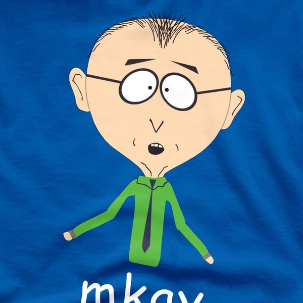South Park Miesten Mkay Mr Mackey T-paita