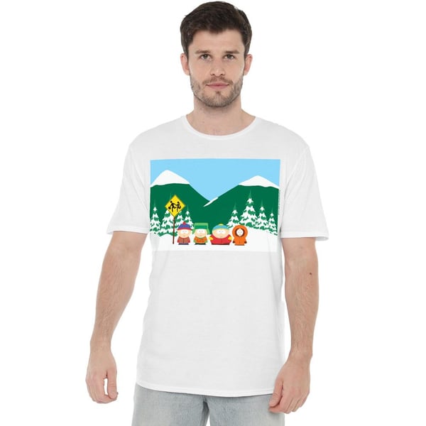 South Park Miesten Bussipysäkki T-paita
