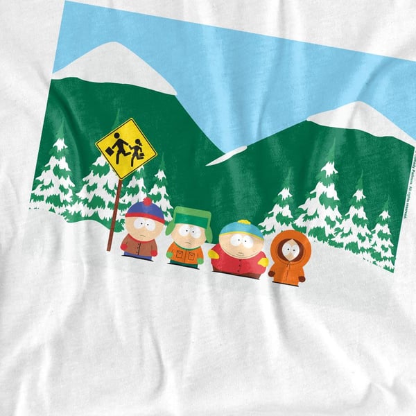 South Park Miesten Bussipysäkki T-paita