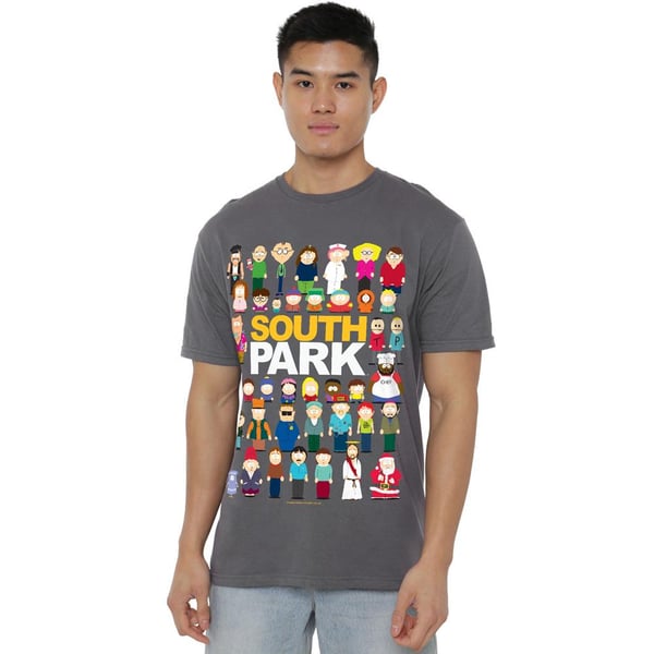 South Park Miesten Koko Näyttelijäkaarti T-paita