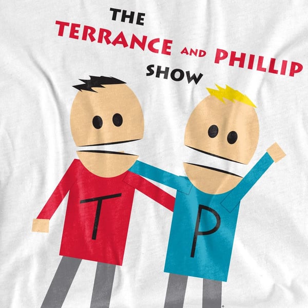 South Park Miesten Terrance & Phillip T-paita