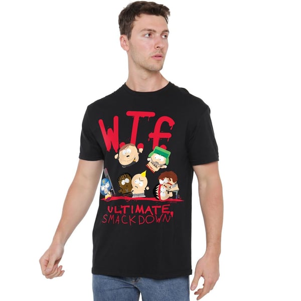 South Park Mens WTF Ultimate Smackdown T-Shirt
