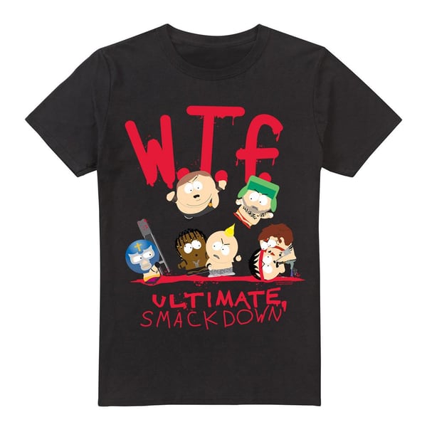 South Park Mens WTF Ultimate Smackdown T-Shirt