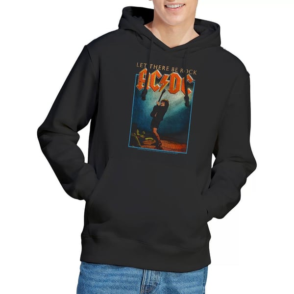 AC/DC Mens Let There Be Rock Hoodie