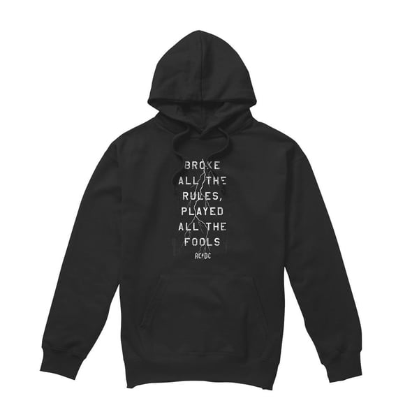 AC/DC Mens Struck Hoodie AC/DC Mens Struck Hoodie
