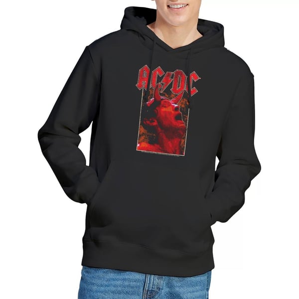 AC/DC Mens Horns Hoodie