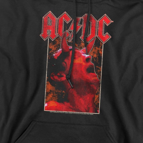 AC/DC Mens Horns Hoodie