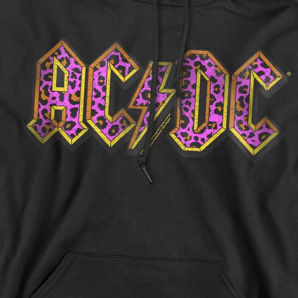 AC/DC Mens Animal Print Hoodie