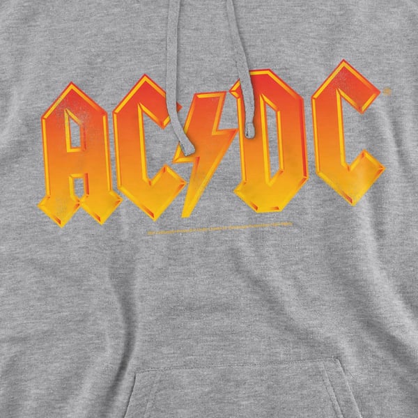 AC/DC Mens Classic Vintage Hoodie
