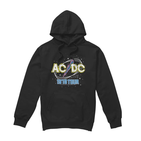 AC/DC Mens Live Hoodie AC/DC Mens Live Hoodie