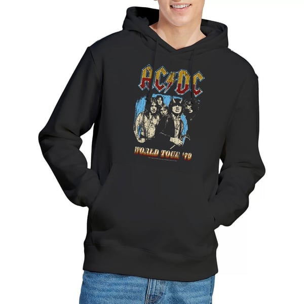 AC/DC Mens World Tour 79 Hoodie