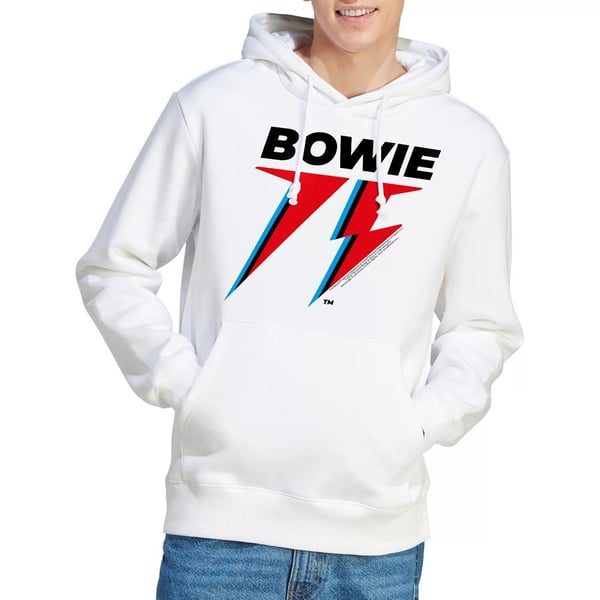 David Bowie Mens 75 Logo Hoodie