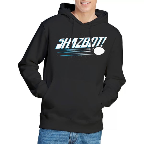 Mork And Mindy Mens Shazbot Egg Hoodie