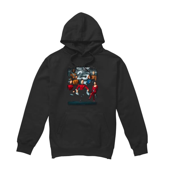 Star Trek Mens 25th Anniversary Hoodie Star Trek Mens 25th Anniversary Hoodie