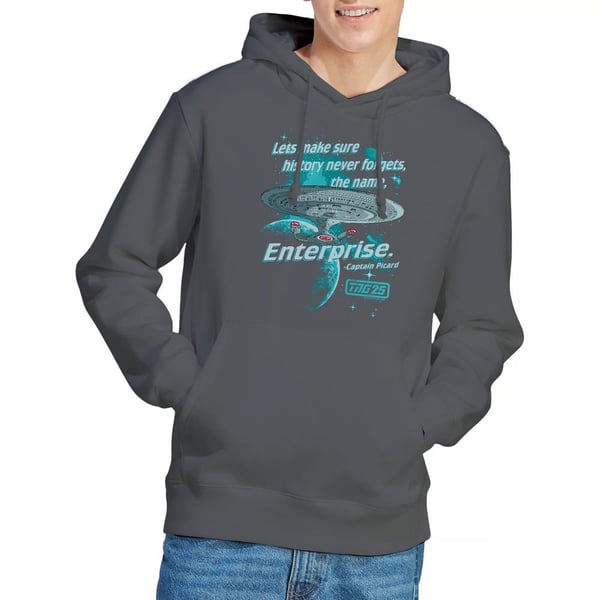 Star Trek Mens Never Forget Hoodie
