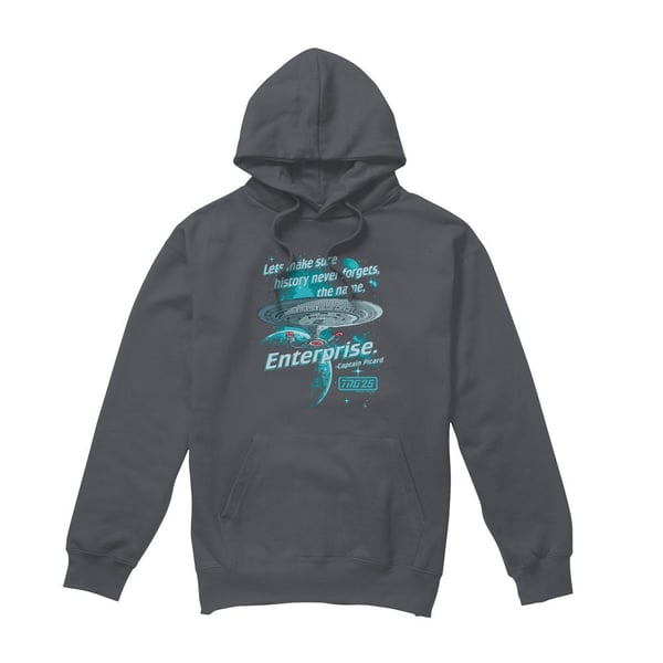 Star Trek Mens Never Forget Hoodie Star Trek Mens Never Forget Hoodie