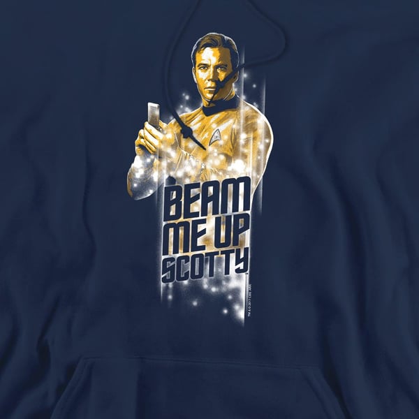 Star Trek Mens Beam Me Up Hoodie
