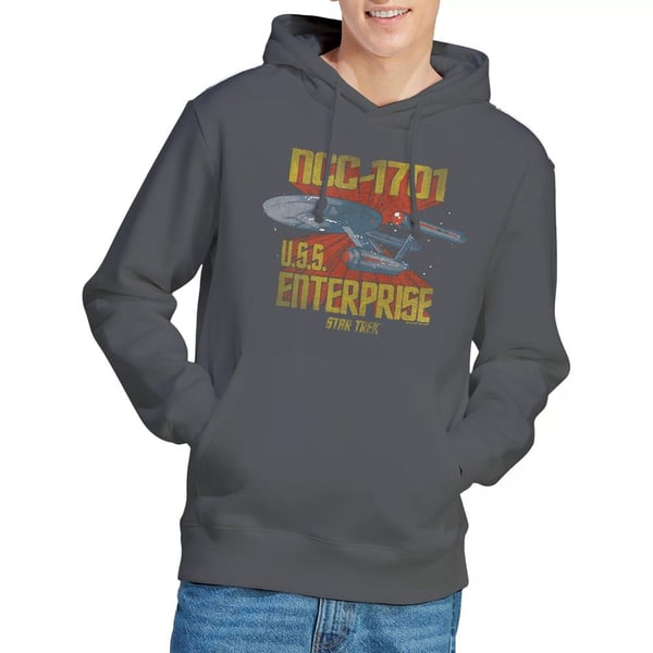 Star Trek Mens NCC-1701 Hoodie