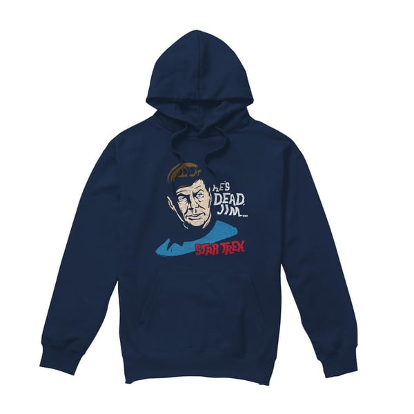 Star Trek Mens He´s Dead Jim Hoodie Star Trek Mens He´s Dead Jim Hoodie