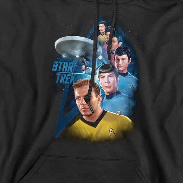 Star Trek Mens Among the Stars Hoodie