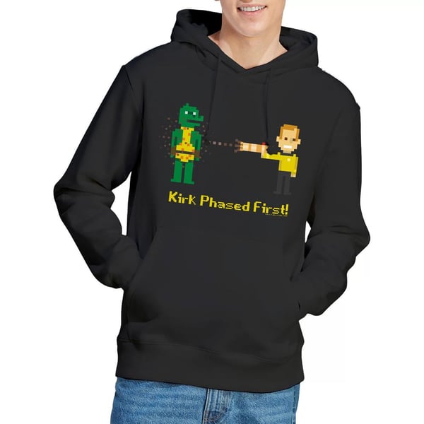 Star Trek Mens Kirk Phased First Hoodie