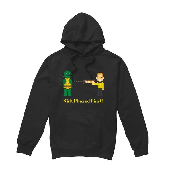 Star Trek Mens Kirk Phased First Hoodie Star Trek Mens Kirk Phased First Hoodie